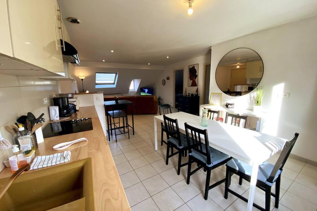 Apartment 10min Bus Strasbourg Centre-parking Prive-wifi-tv Bischheim